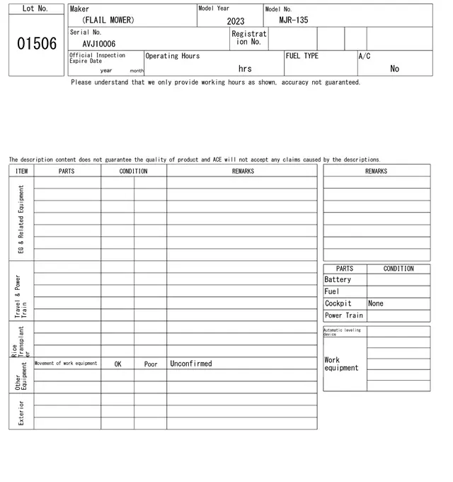 Máy cắt cỏ dải No.1506 - 5